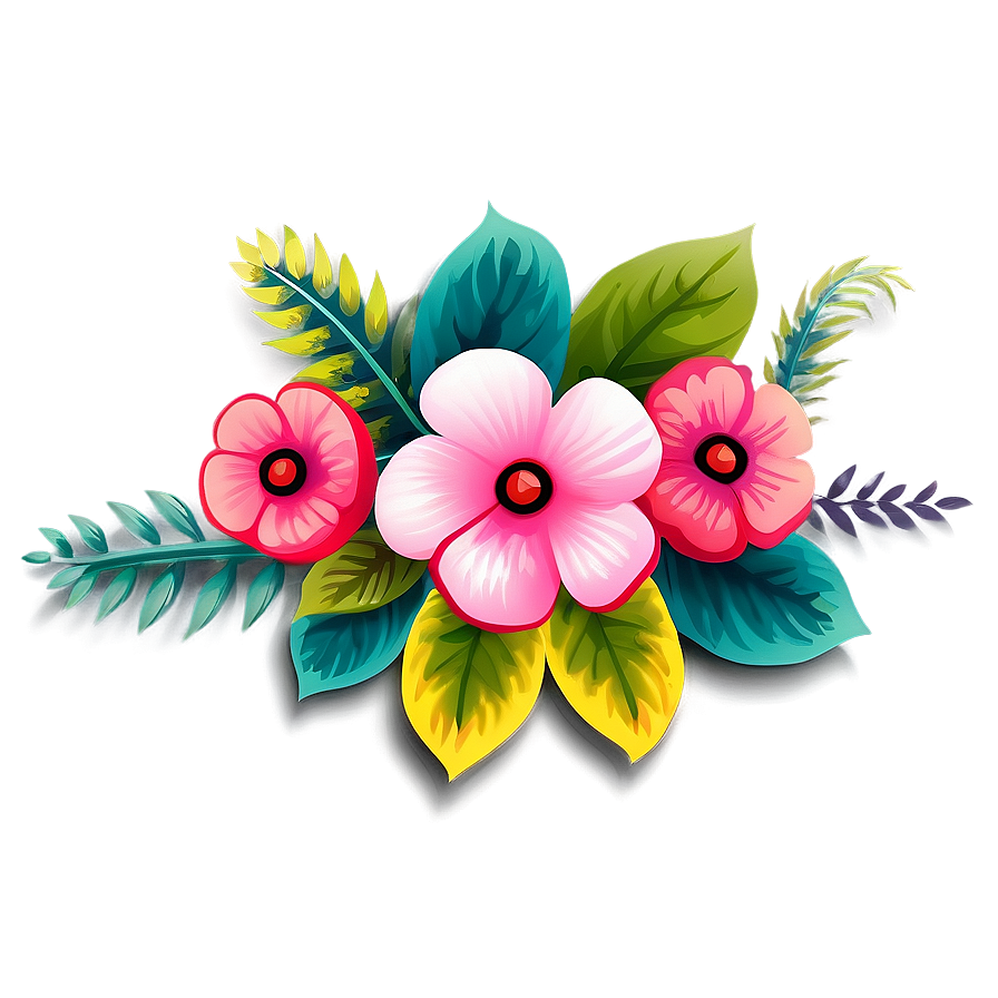 Flower Border Clipart Png Sfy