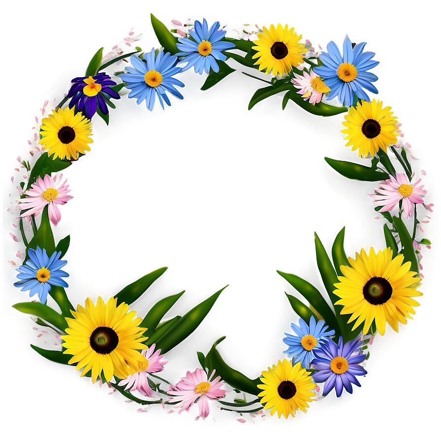 Flower Circle Png 82