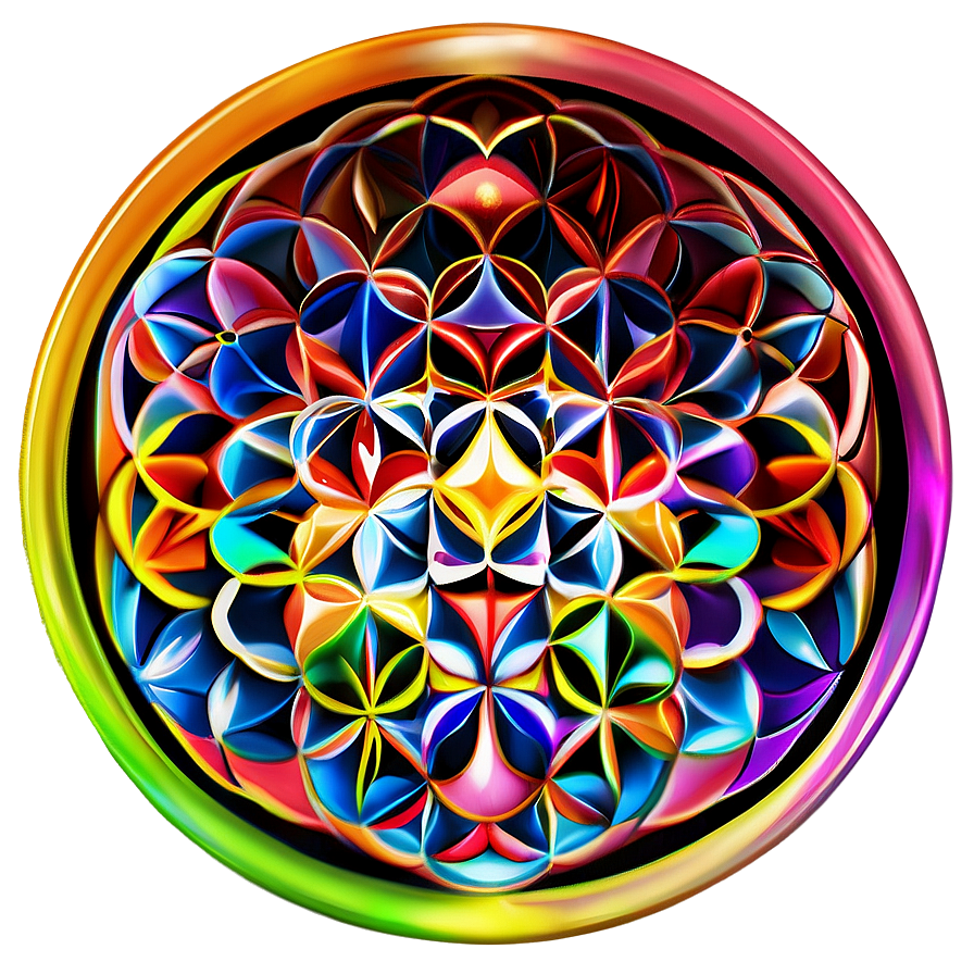 Flower Of Life Chakra Art Png Myd