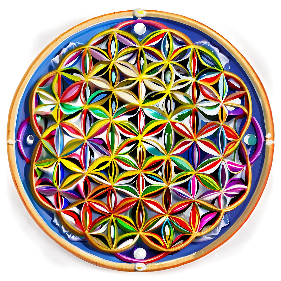 Flower Of Life Energy Blueprint Png 69