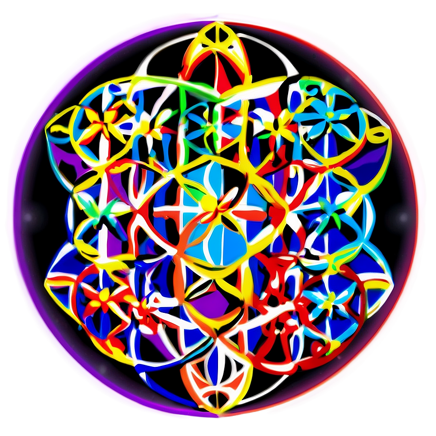 Flower Of Life Esoteric Drawing Png Rog