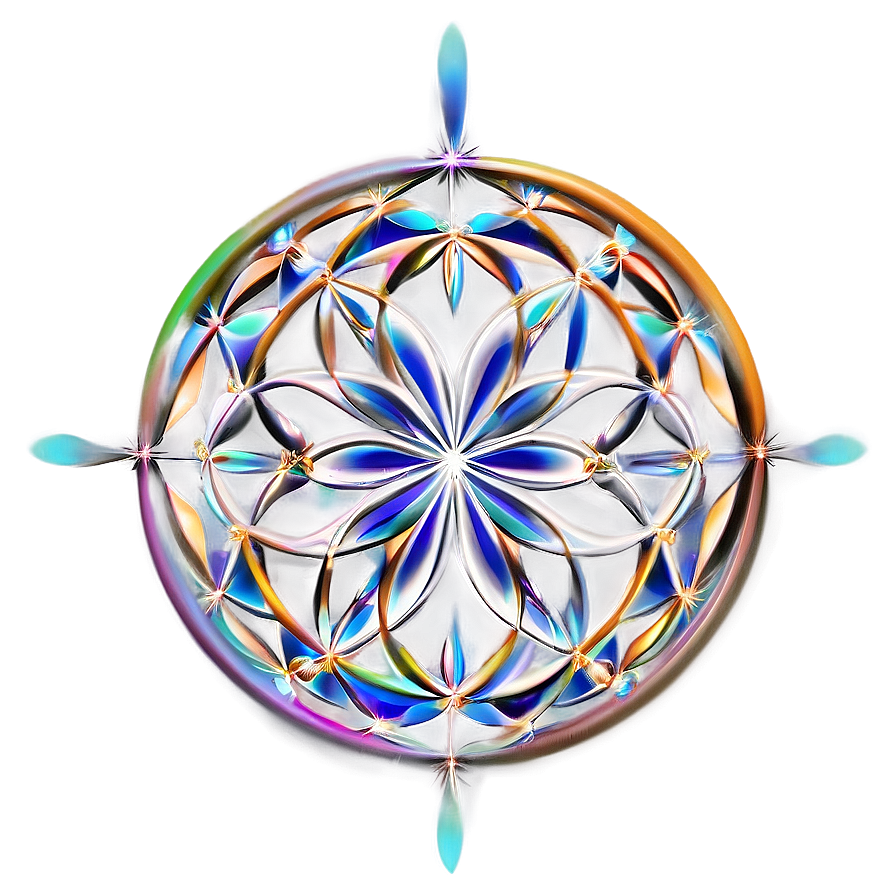 Flower Of Life Fractal Geometry Png Bgi94