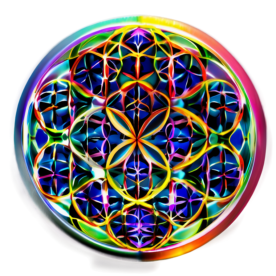 Flower Of Life Galactic Pattern Png Oow67