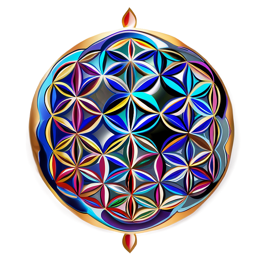 Flower Of Life Healing Symbol Png 75