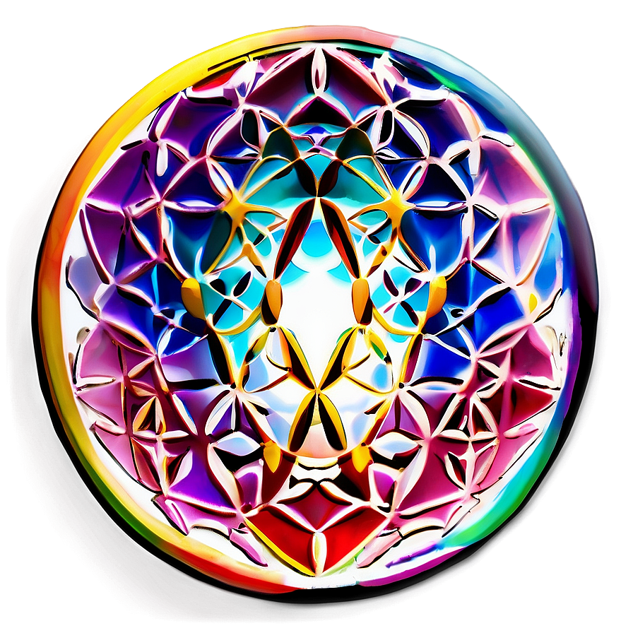 Flower Of Life Meditation Graphic Png Lhi88