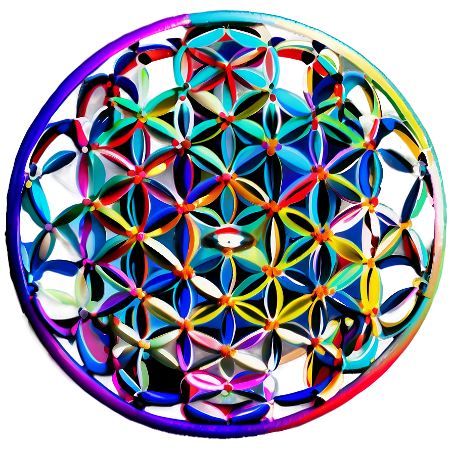 Flower Of Life Quantum Structure Png Cfv79