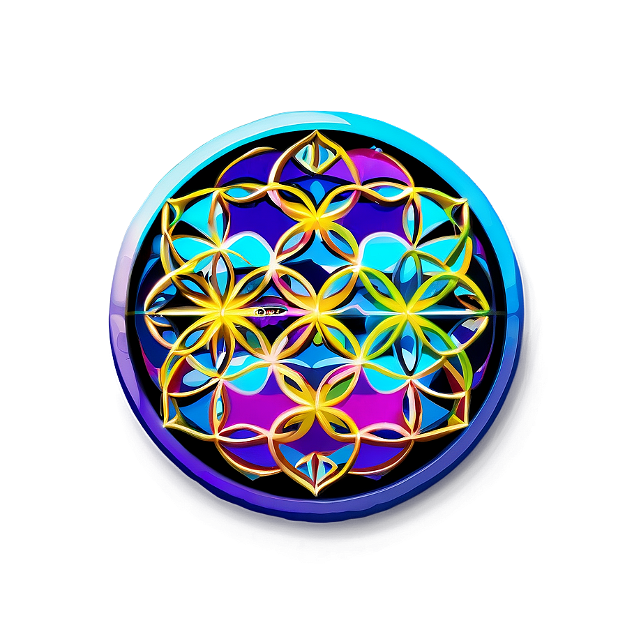 Flower Of Life Sacred Circle Png Lkv51