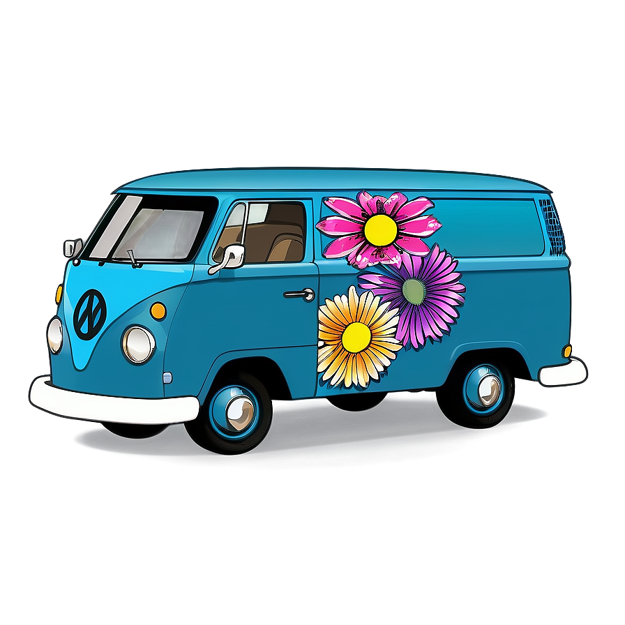 Flower Power Van Png 06202024