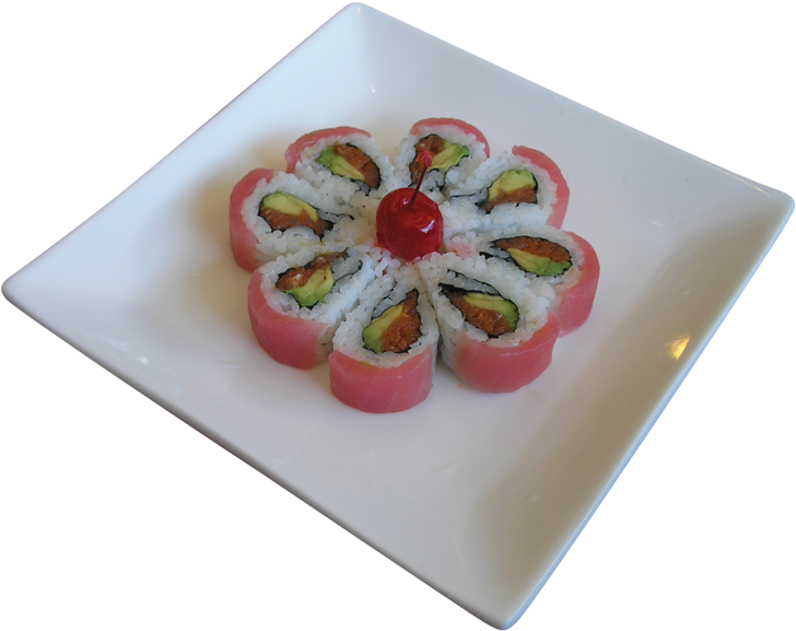 Flower Shaped Sushi Platter