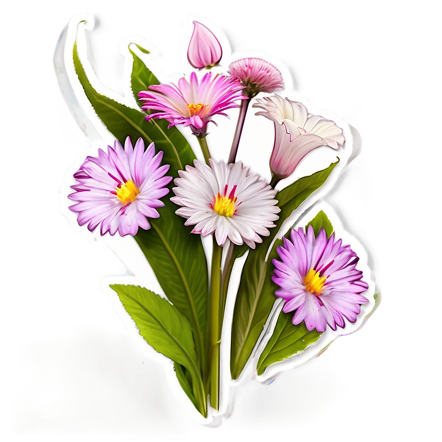 Flower Sticker Png Aup99