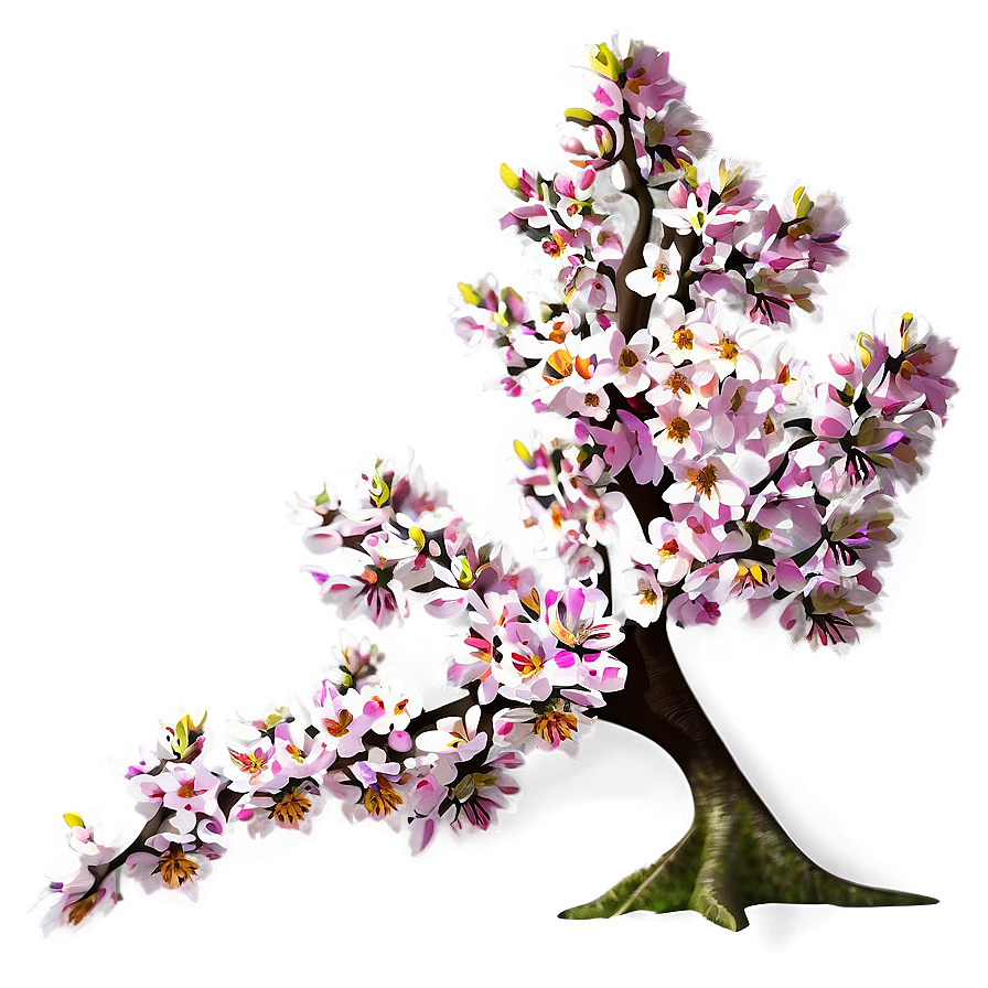 Flower Tree In Springtime Png 42