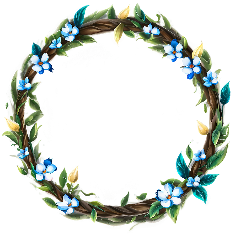 Flower Wreath Transparent Png 05252024