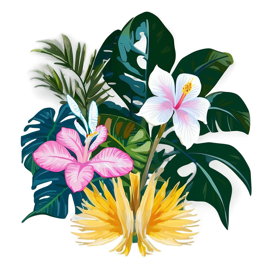 Flowering Tropical Plants Png 38