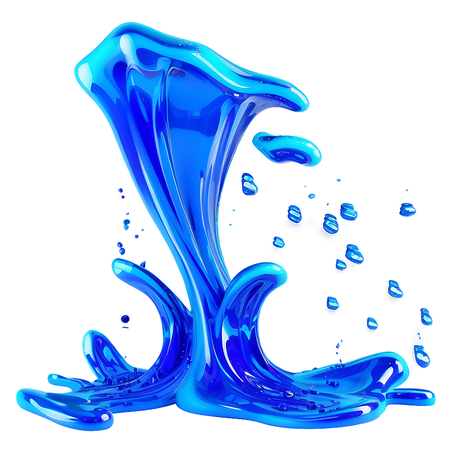 Flowing Blue Wave Png Fum6