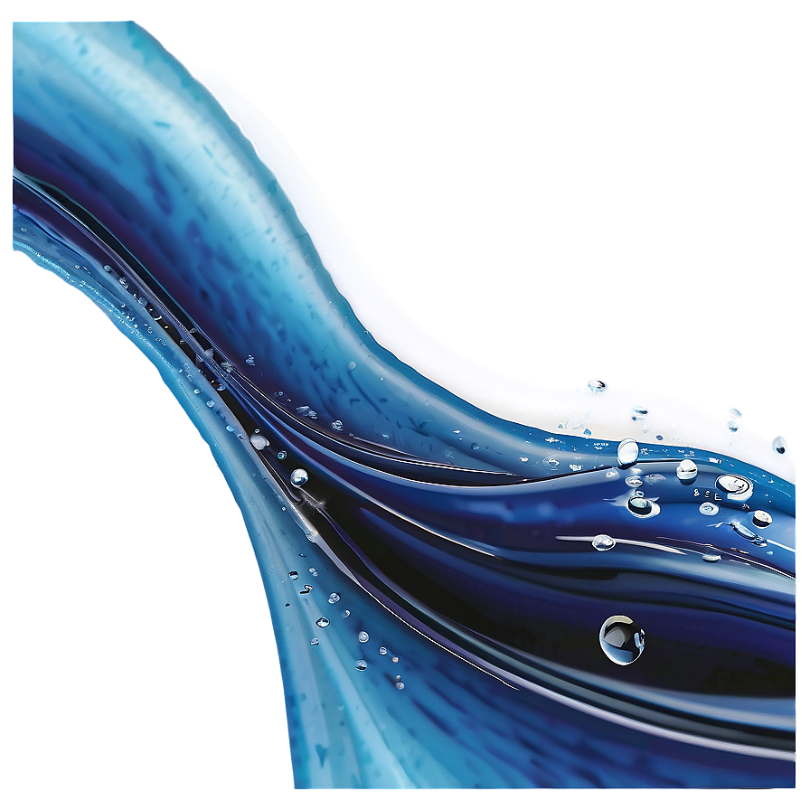 Flowing Blue Wave Png Mxp33