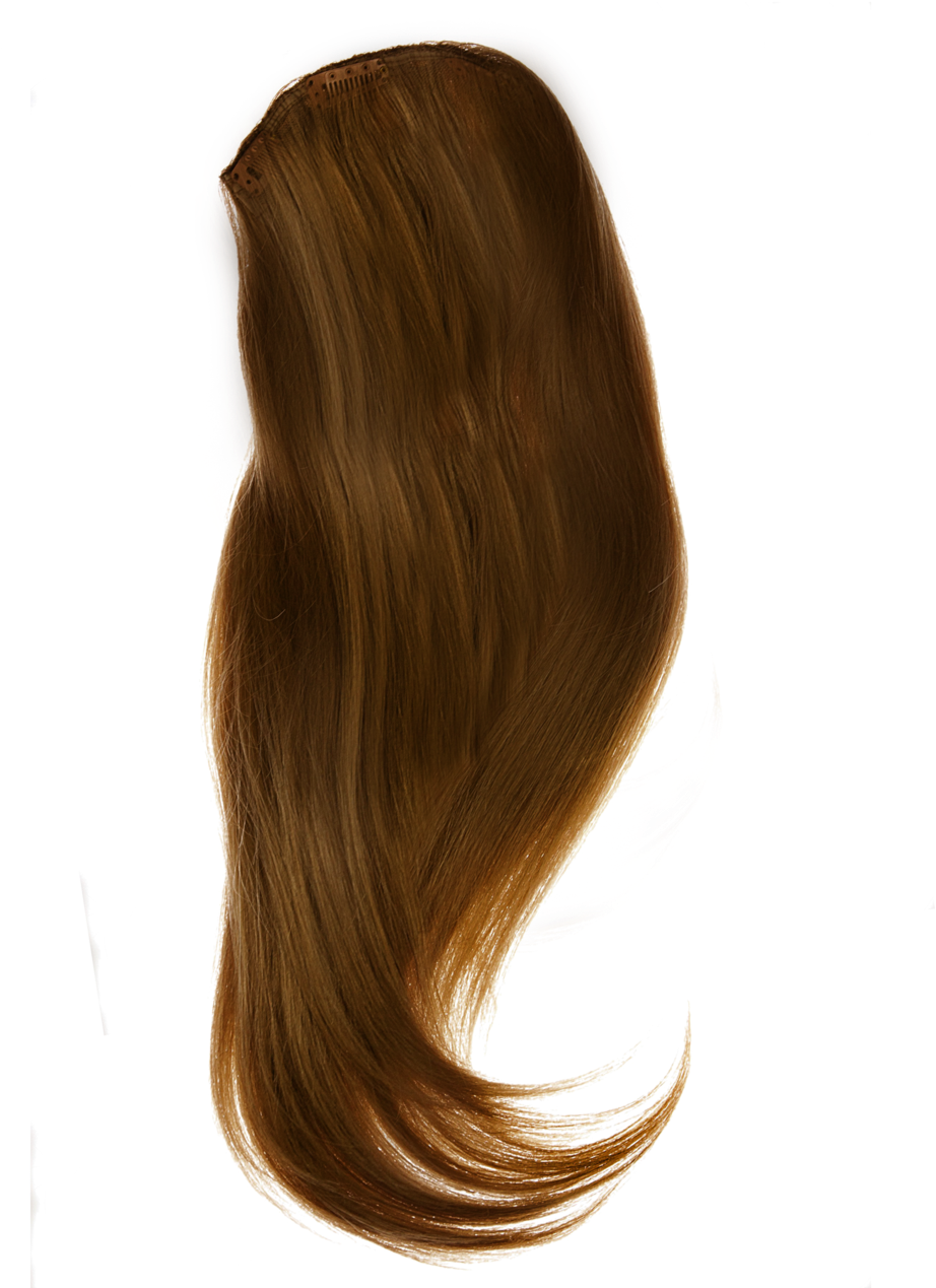 Flowing Brown Hair Illustration