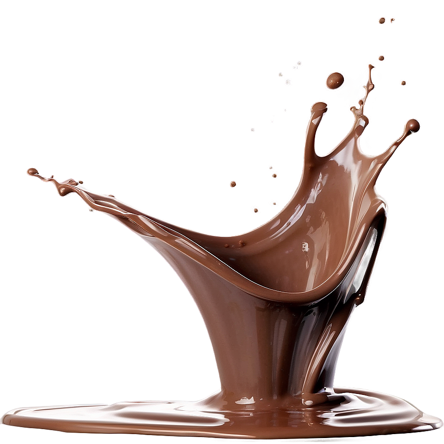 Flowing Chocolate Splash Png Iop