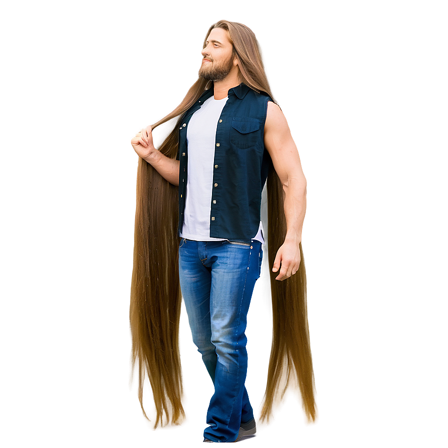 Flowing Long Hair Png Bue51