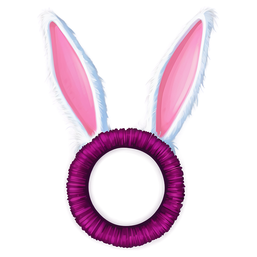 Fluffy Bunny Ears Png 05252024