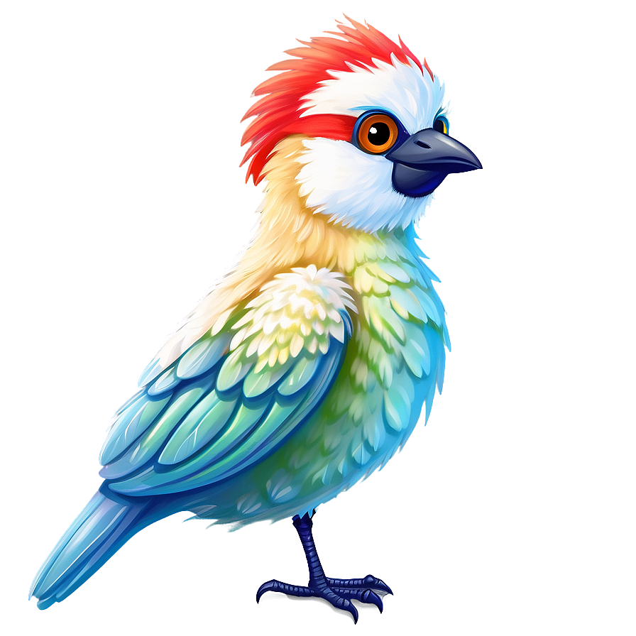 Fluffy Cartoon Bird Png 42