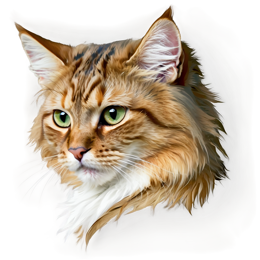 Fluffy Cat Ear Graphic Png Pwu74