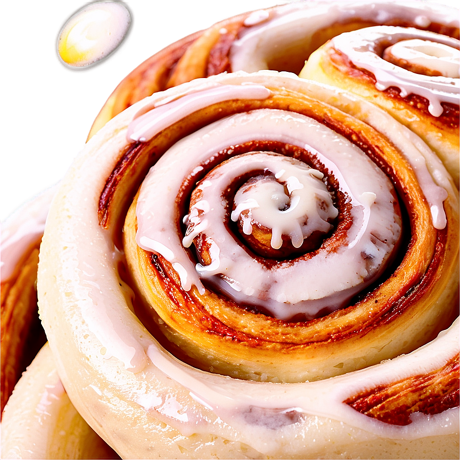 Fluffy Cinnamon Roll Goodness Png Pxo39