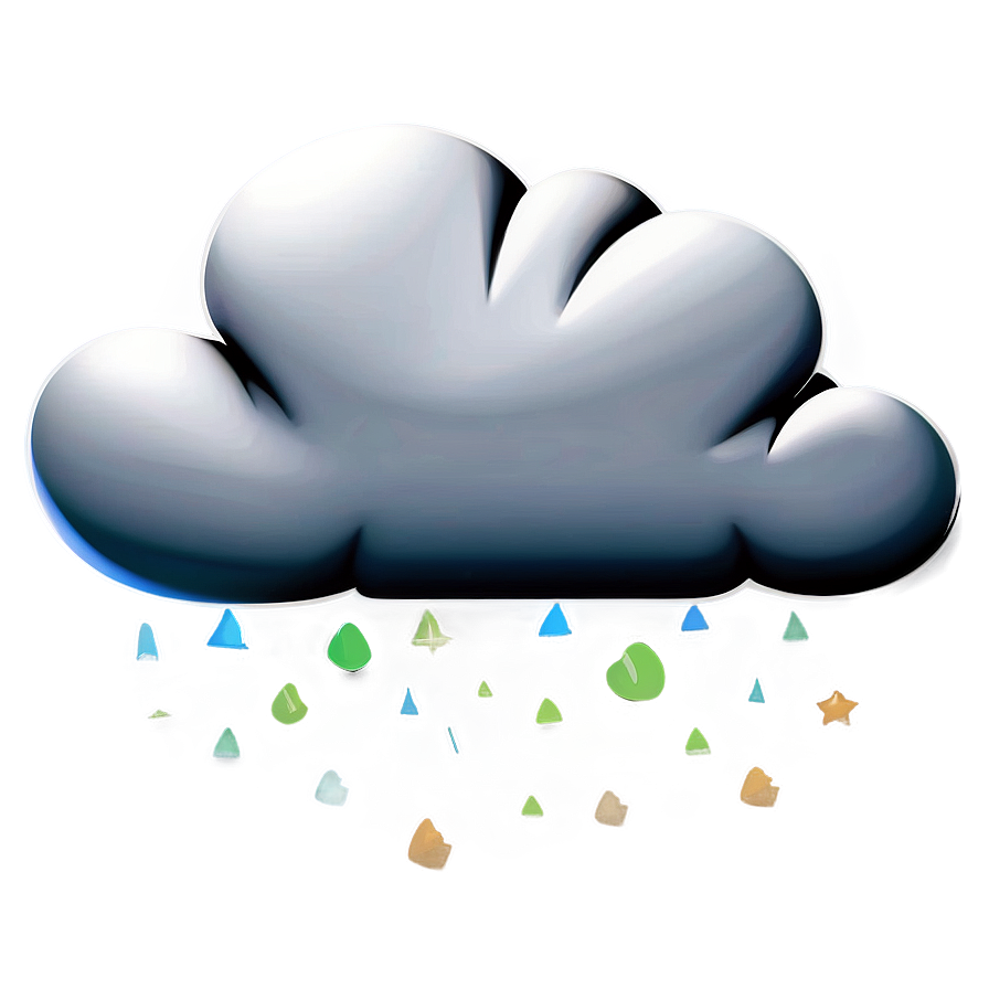 Fluffy Cloud Cartoon Png Hxj45