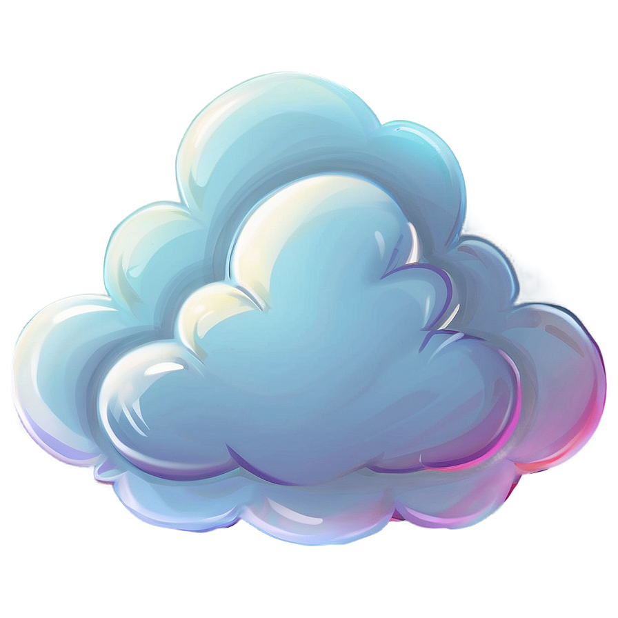 Fluffy Cloud Illustration Png 04302024