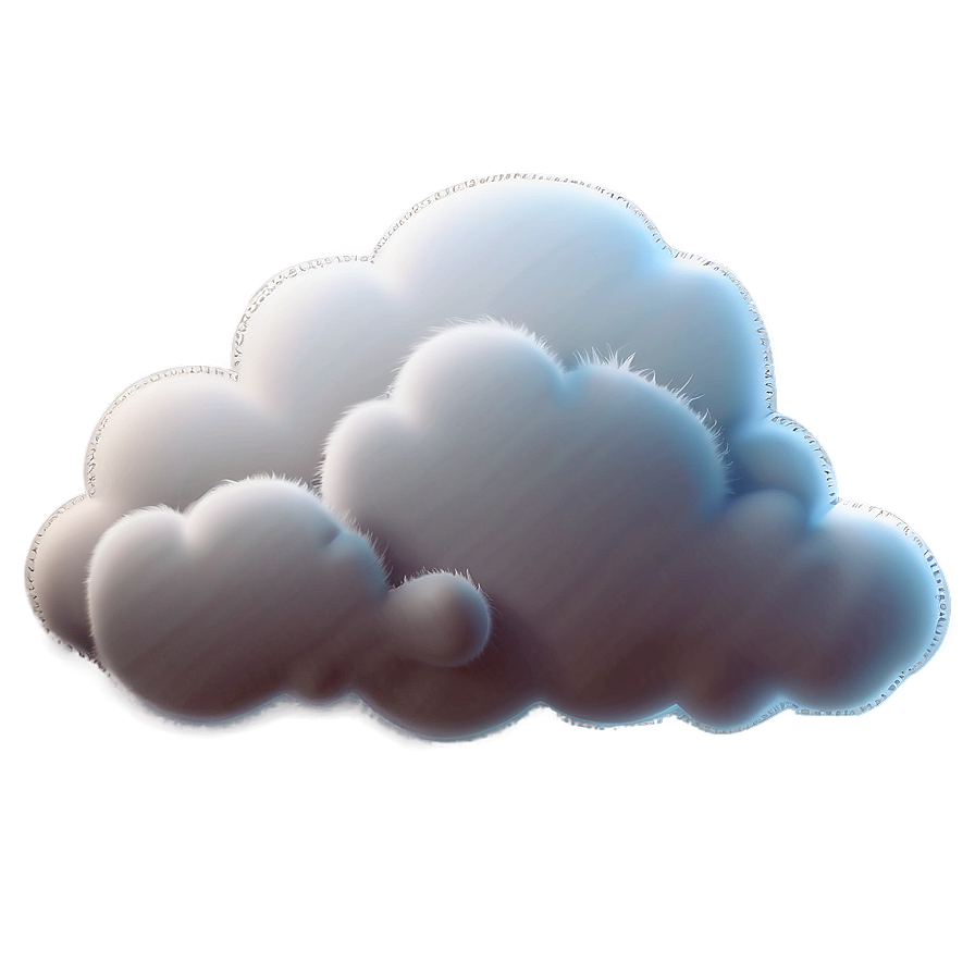 Fluffy Cloud Illustration Png Gsu55