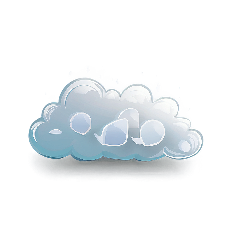 Fluffy Cloud Vector Design Png 06262024