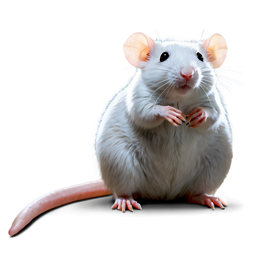 Fluffy Cute Rat Png Tit