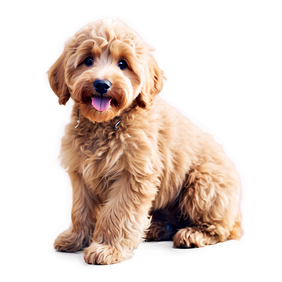 Fluffy Goldendoodle Png 06262024