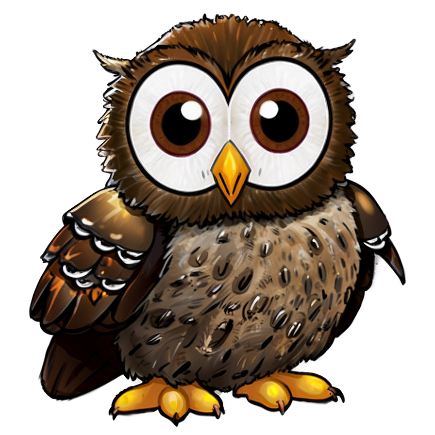 Fluffy Owl Png 41