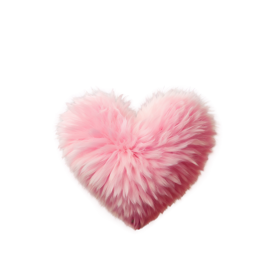 Fluffy Pink Heart Emoji Png 23