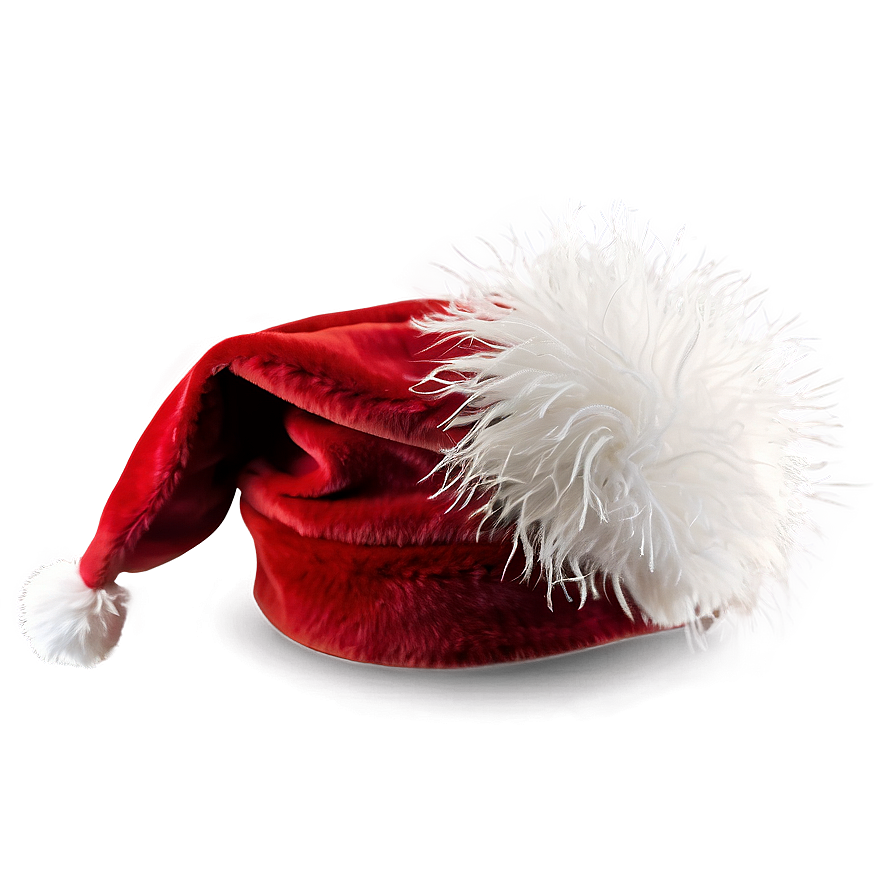 Fluffy Santa Hat Design Png 72