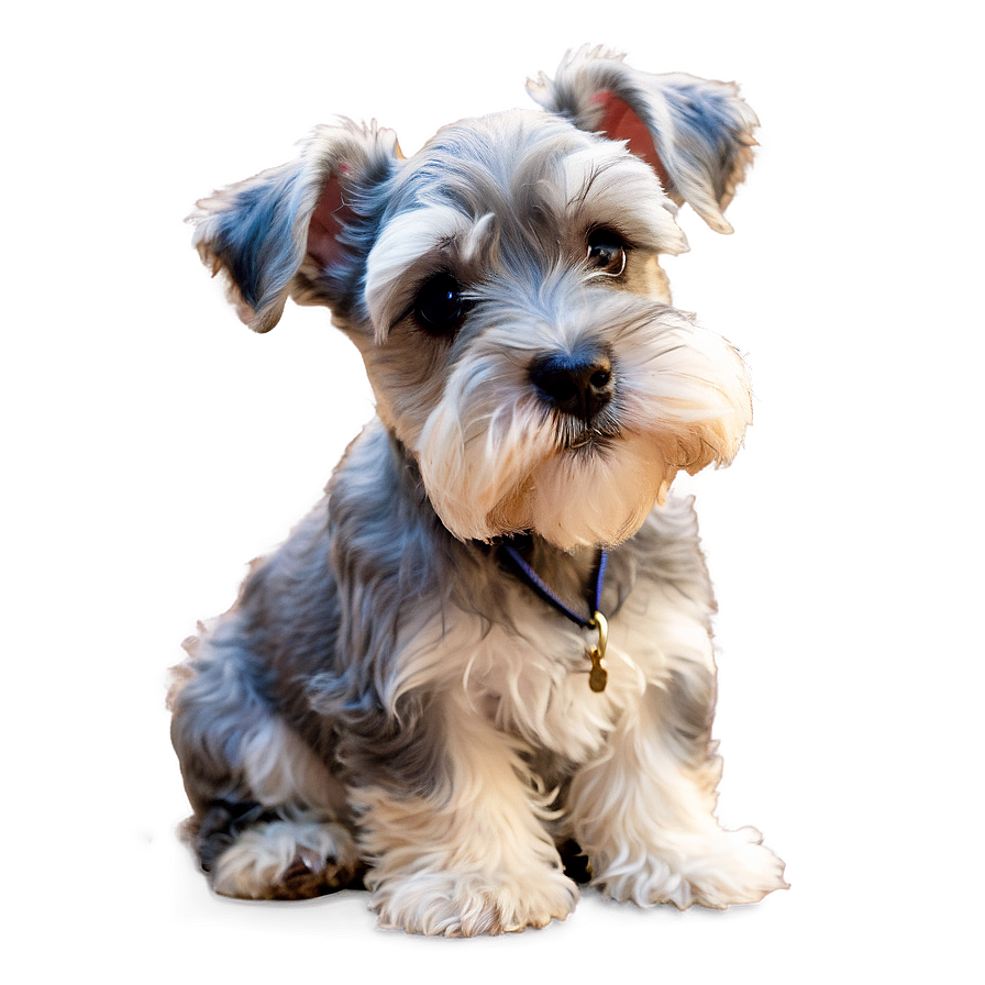 Fluffy Schnauzer Puppy Png Iry