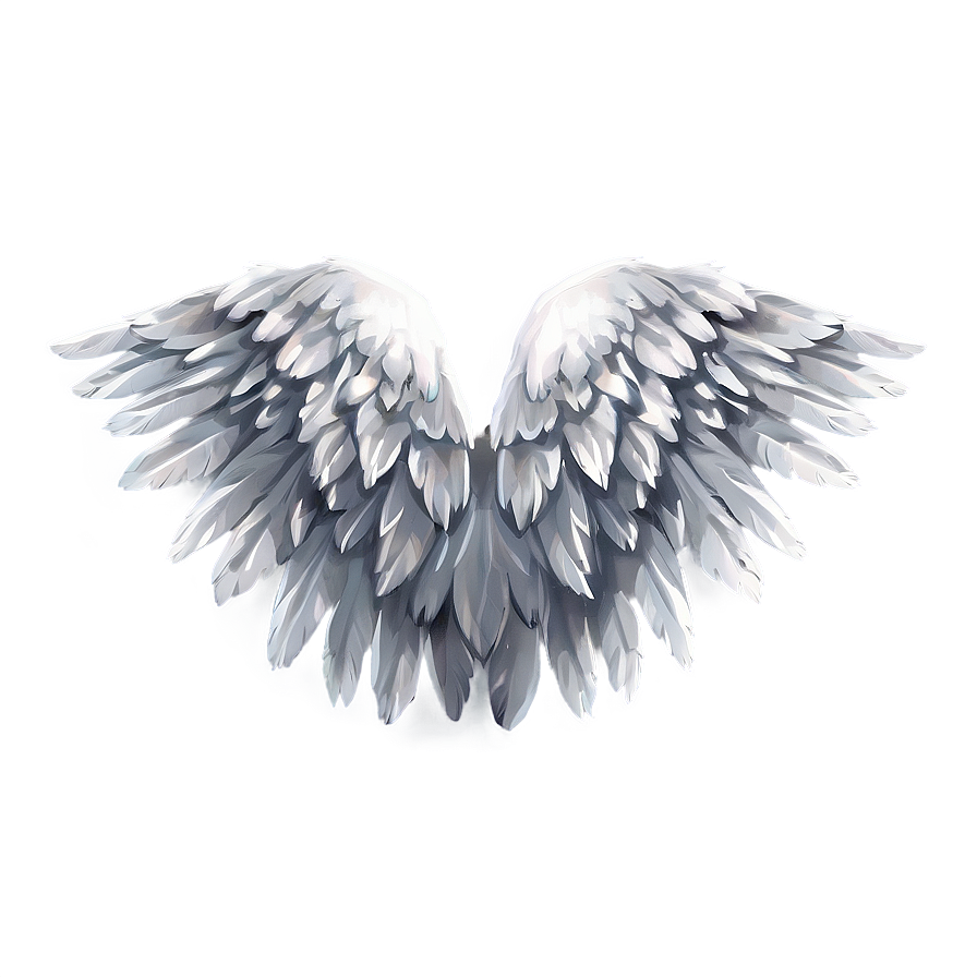 Fluffy White Wings Cartoon Png 06262024