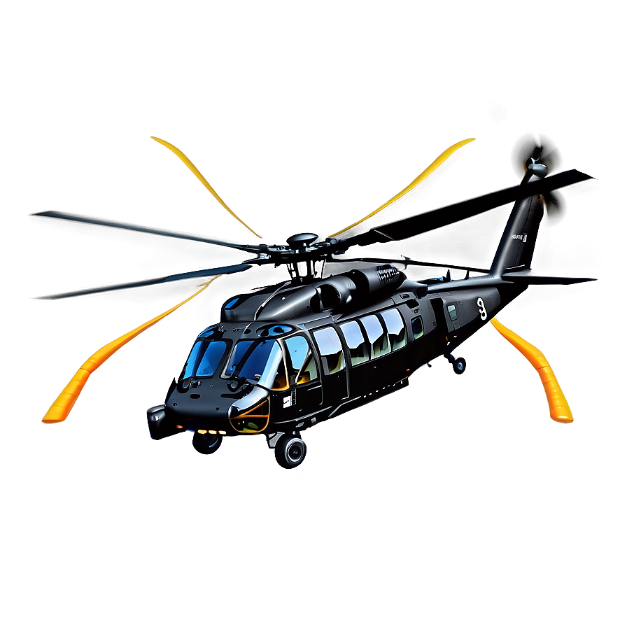 Flying Black Hawk Helicopter Png 06252024