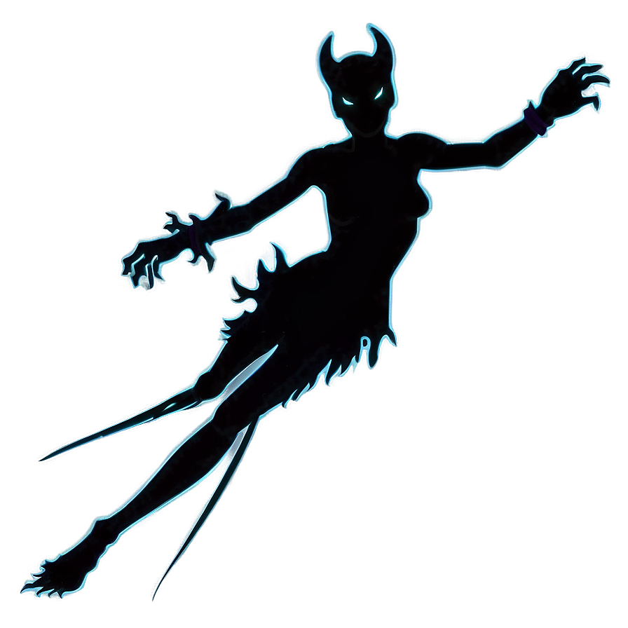 Flying Demon Silhouette Png Dtr