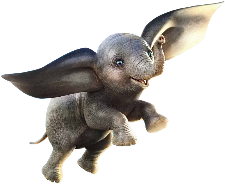 Flying Dumbo Animated Character