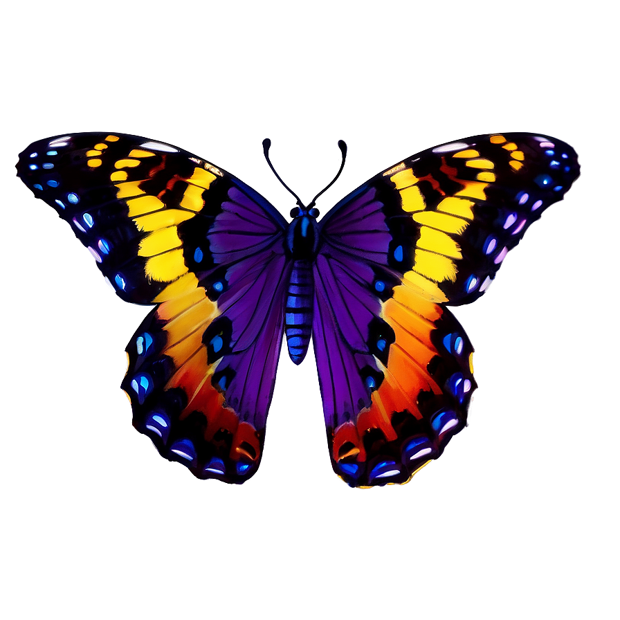 Flying Purple Butterfly Png 05232024