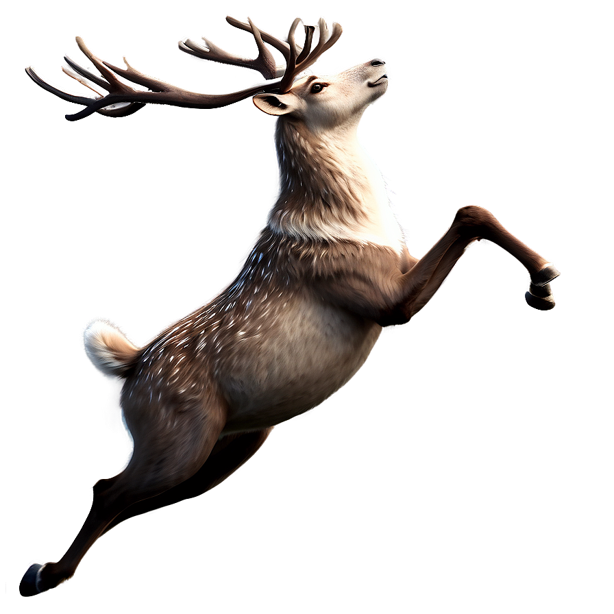 Flying Reindeer Png 36