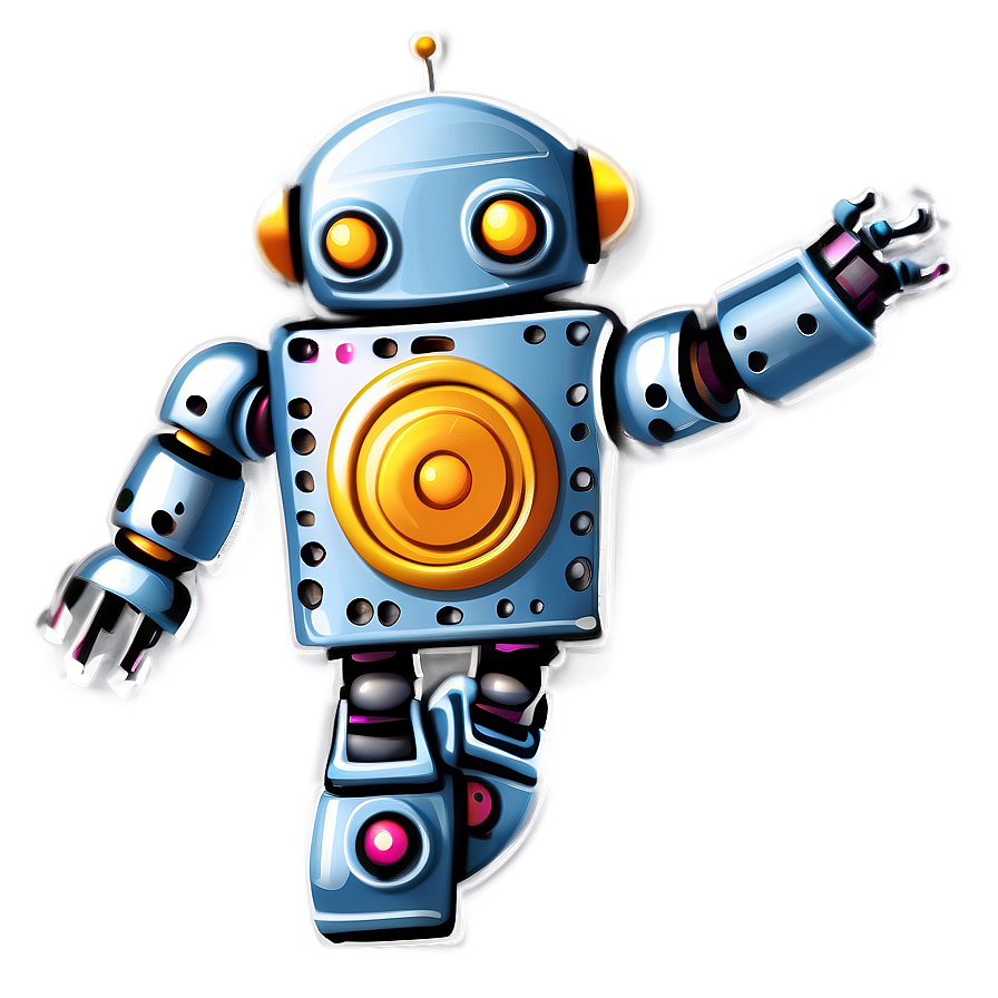 Flying Robot Clipart Png 06262024