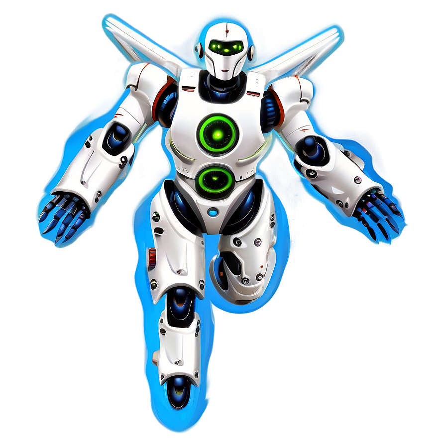 Flying Robot Clipart Png Nle