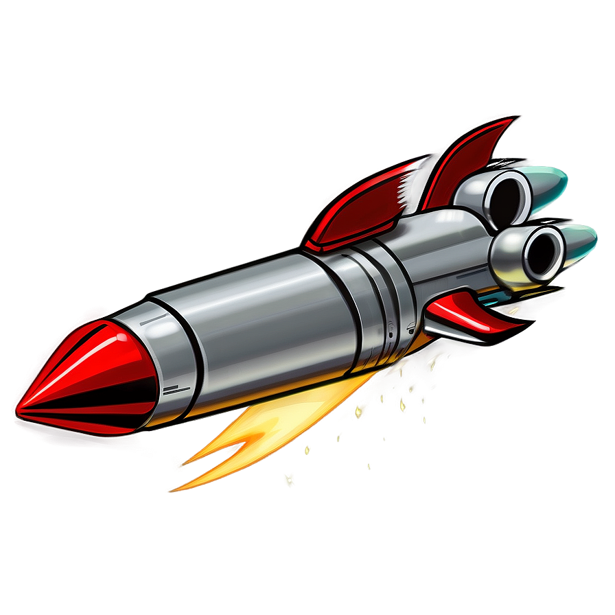 Flying Rocketship Png 71