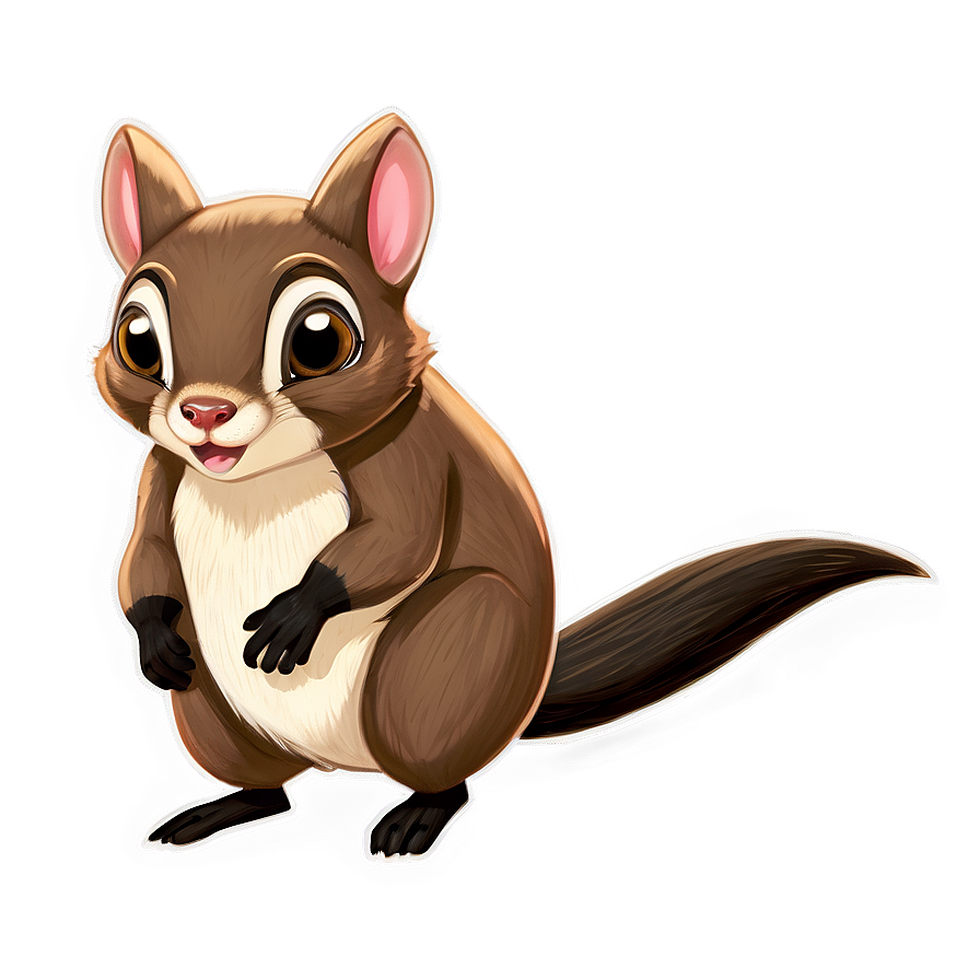 Flying Squirrel Character Png 32