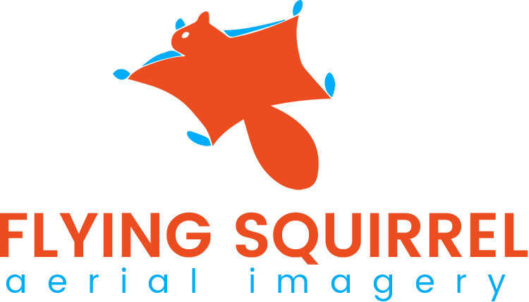 Flying Squirrel Logo Aerial Imagery