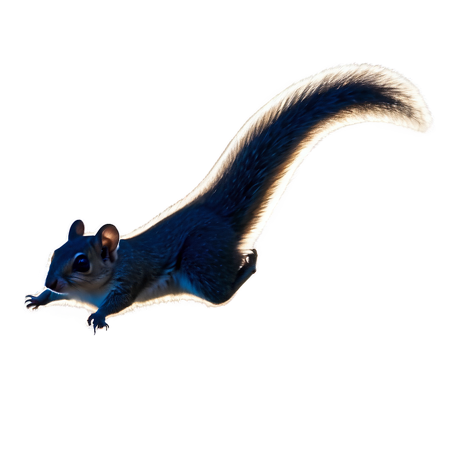 Flying Squirrel Silhouette At Night Png 30