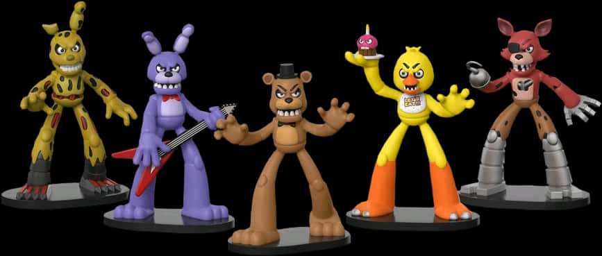 Fnaf_ Character_ Figurines