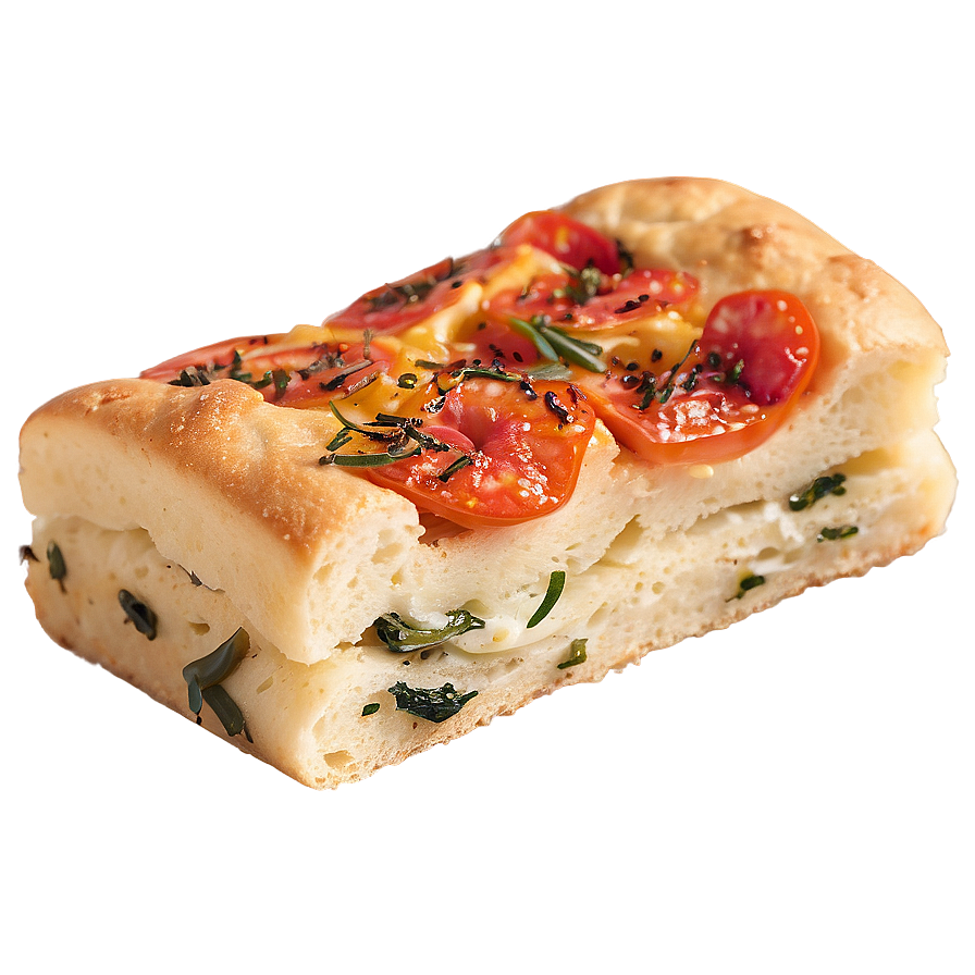 Focaccia Bread Slice Png 6